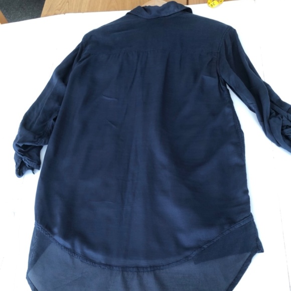 Anthropologie - Holding Horses - Button-Up tunic - Navy - Size S - Picture 3 of 4